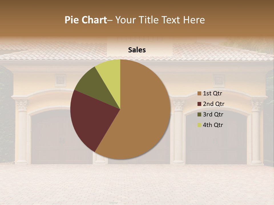 Large Style Driveway PowerPoint Template