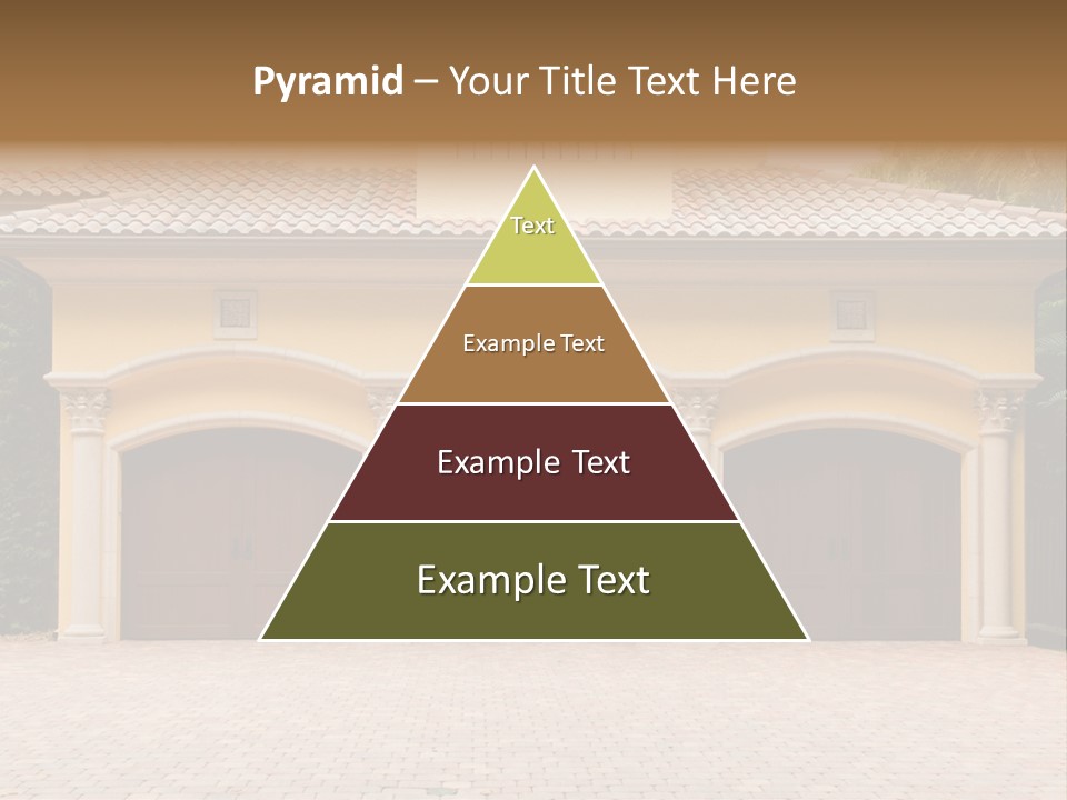 Large Style Driveway PowerPoint Template