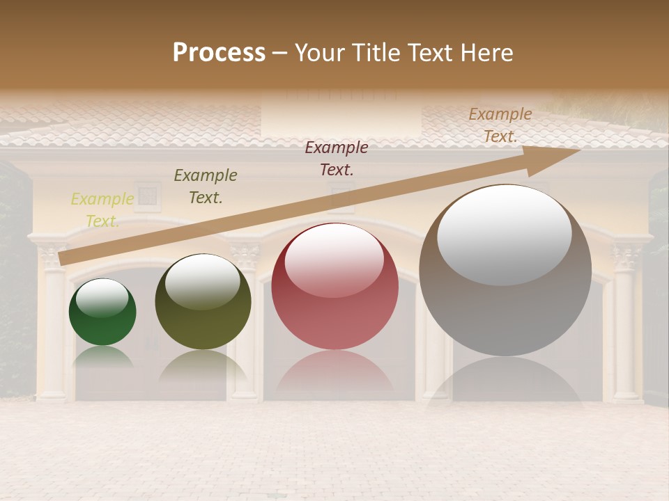 Large Style Driveway PowerPoint Template