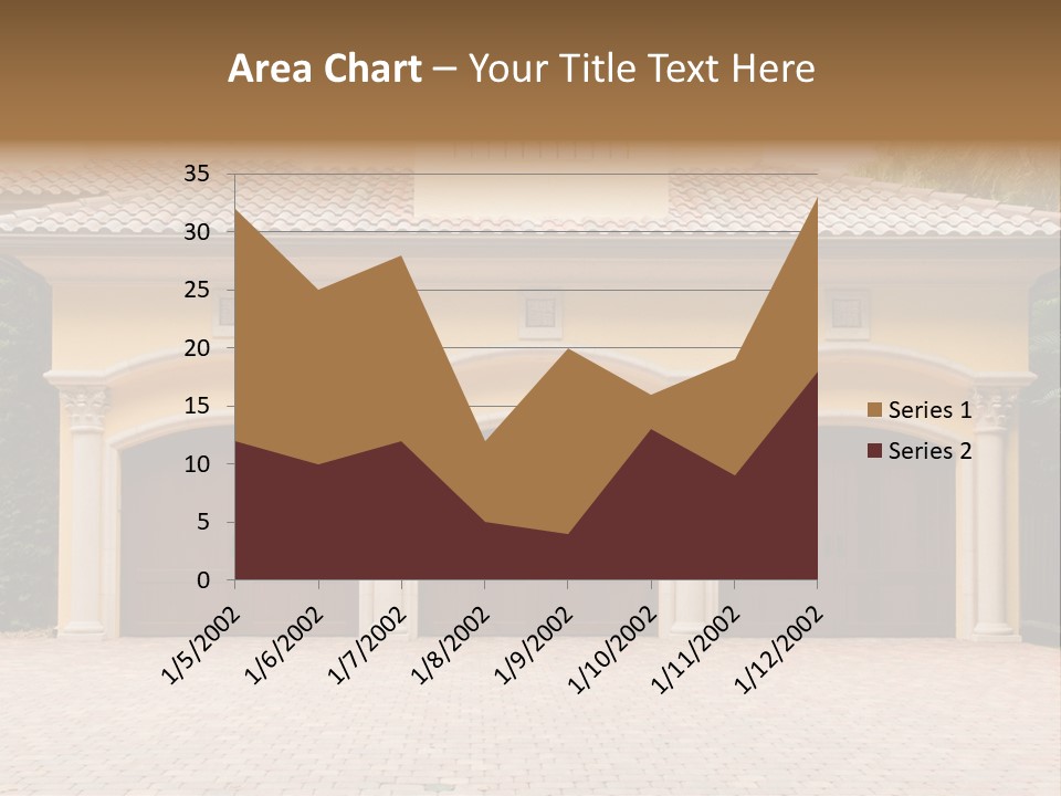 Large Style Driveway PowerPoint Template