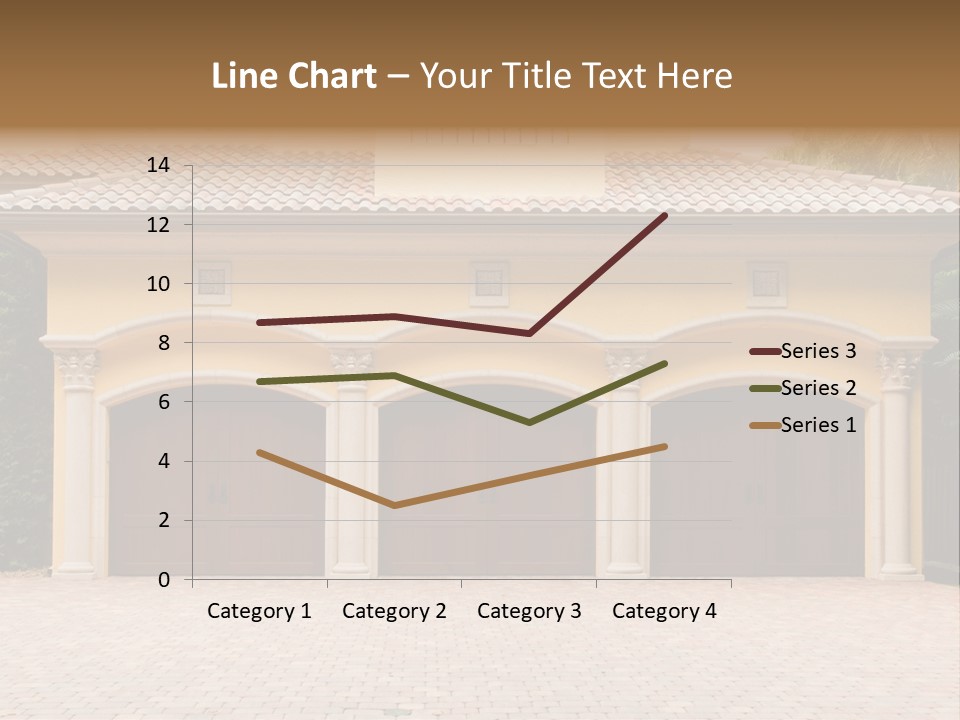 Large Style Driveway PowerPoint Template