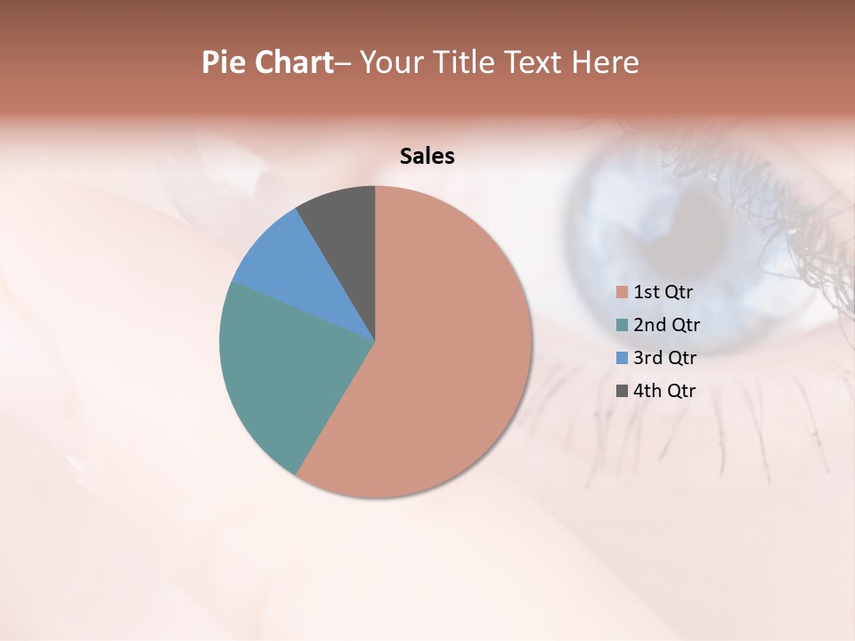 Eyelash Horizontal Medicine PowerPoint Template