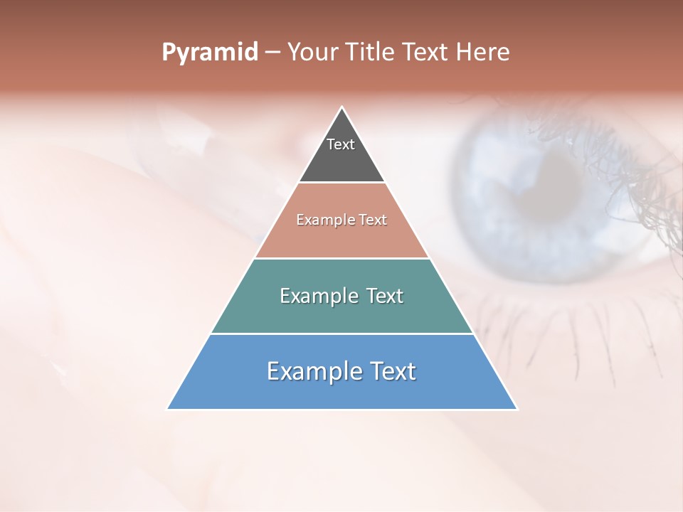 Eyelash Horizontal Medicine PowerPoint Template