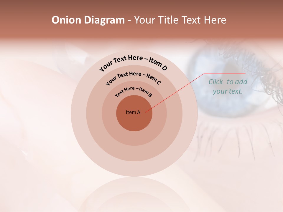 Eyelash Horizontal Medicine PowerPoint Template