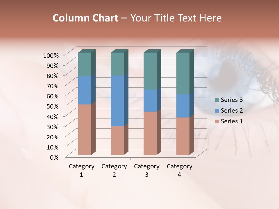 Eyelash Horizontal Medicine PowerPoint Template