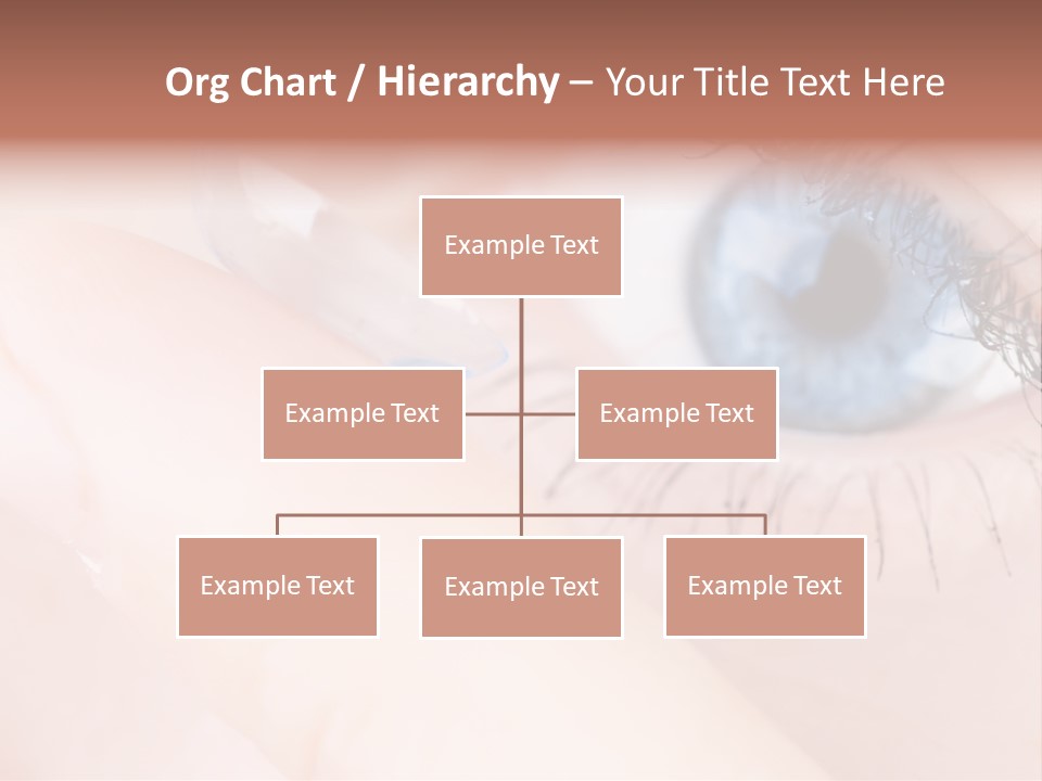 Eyelash Horizontal Medicine PowerPoint Template