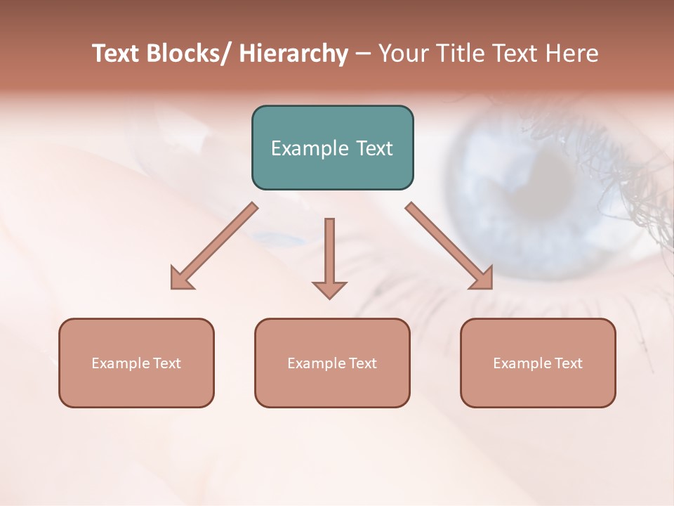 Eyelash Horizontal Medicine PowerPoint Template