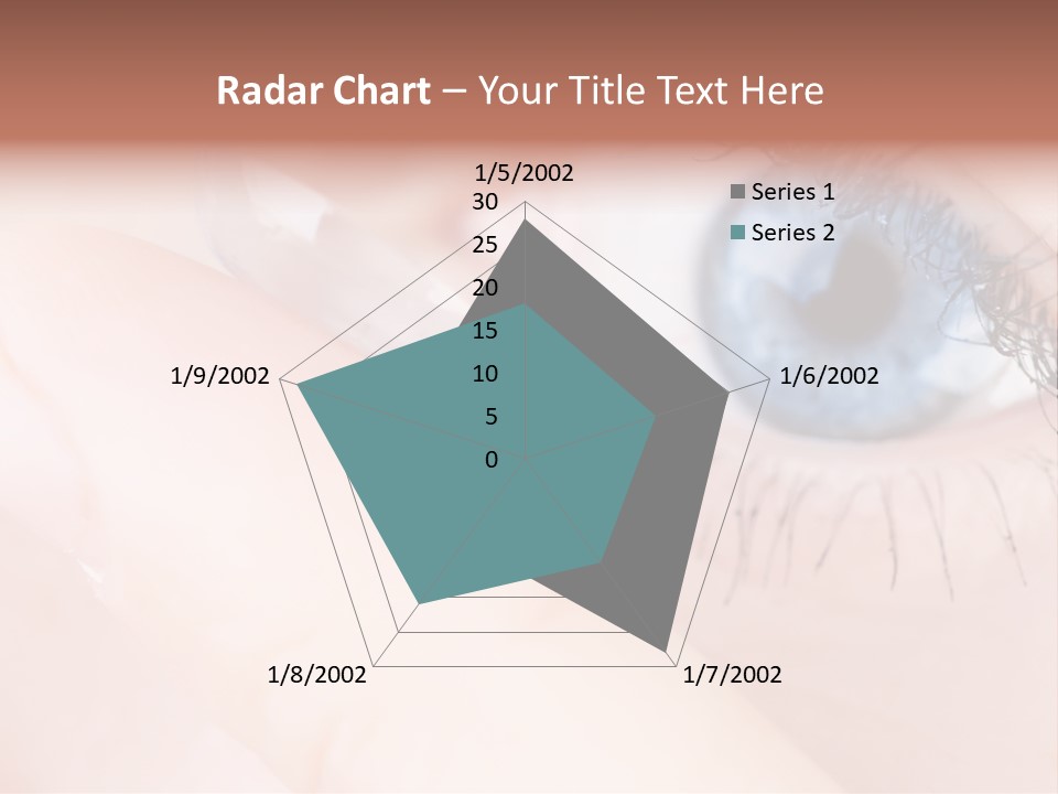 Eyelash Horizontal Medicine PowerPoint Template