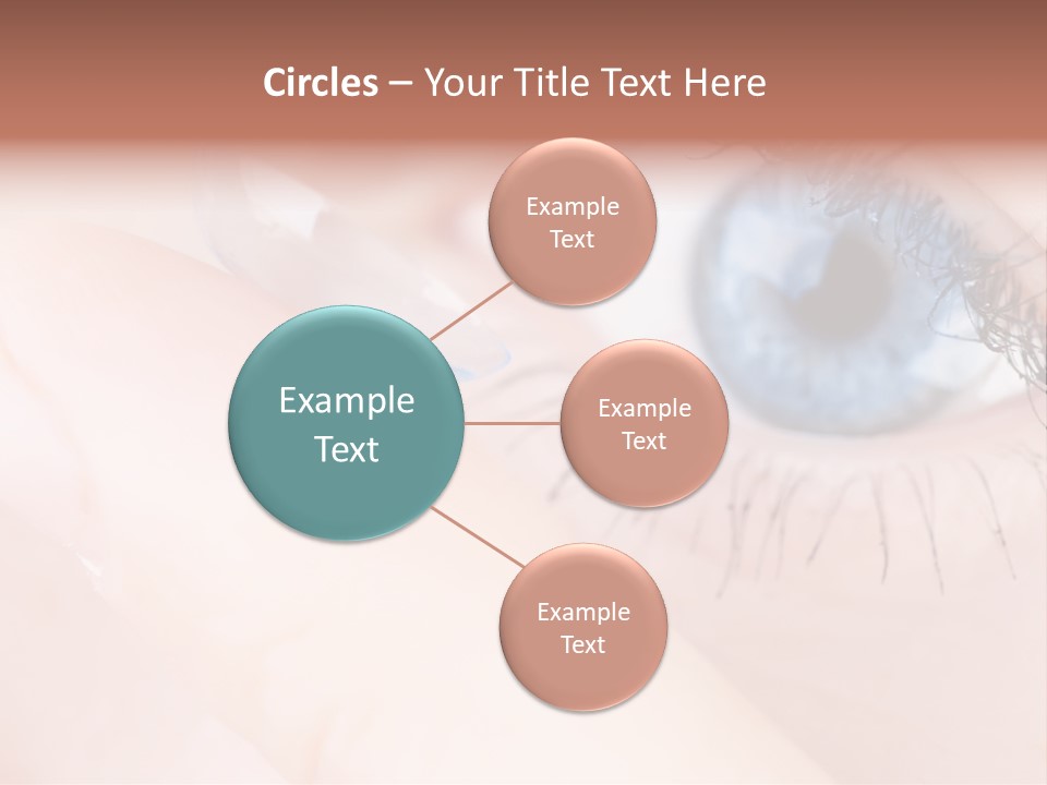 Eyelash Horizontal Medicine PowerPoint Template