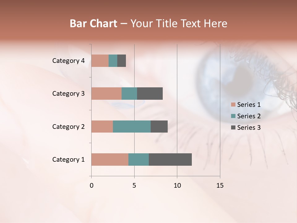 Eyelash Horizontal Medicine PowerPoint Template