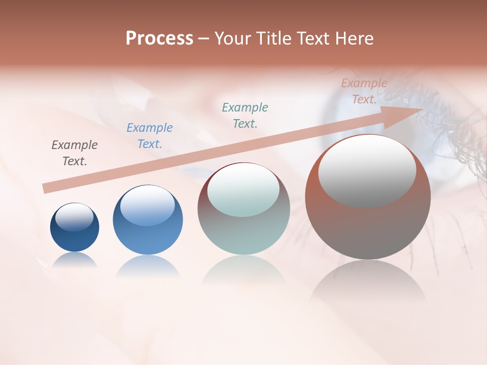 Eyelash Horizontal Medicine PowerPoint Template