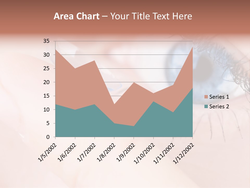 Eyelash Horizontal Medicine PowerPoint Template