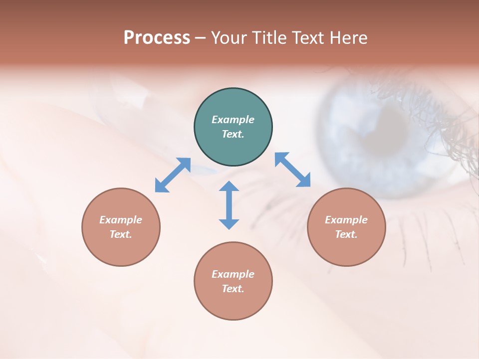 Eyelash Horizontal Medicine PowerPoint Template