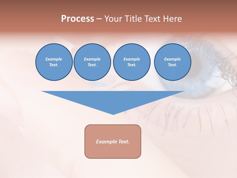 Eyelash Horizontal Medicine PowerPoint Template