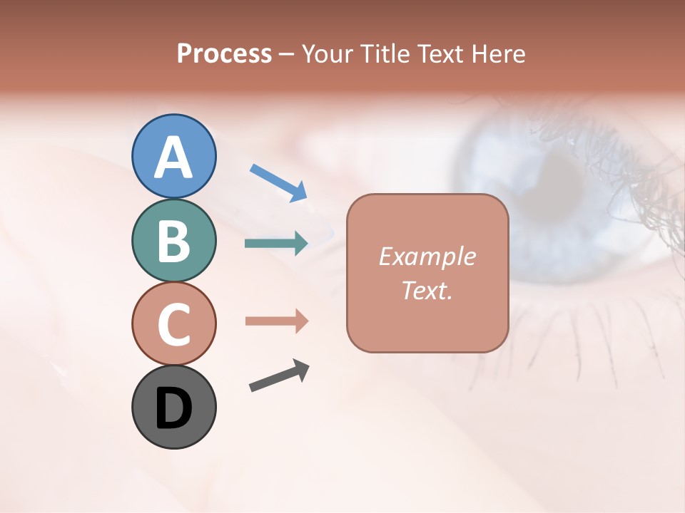 Eyelash Horizontal Medicine PowerPoint Template