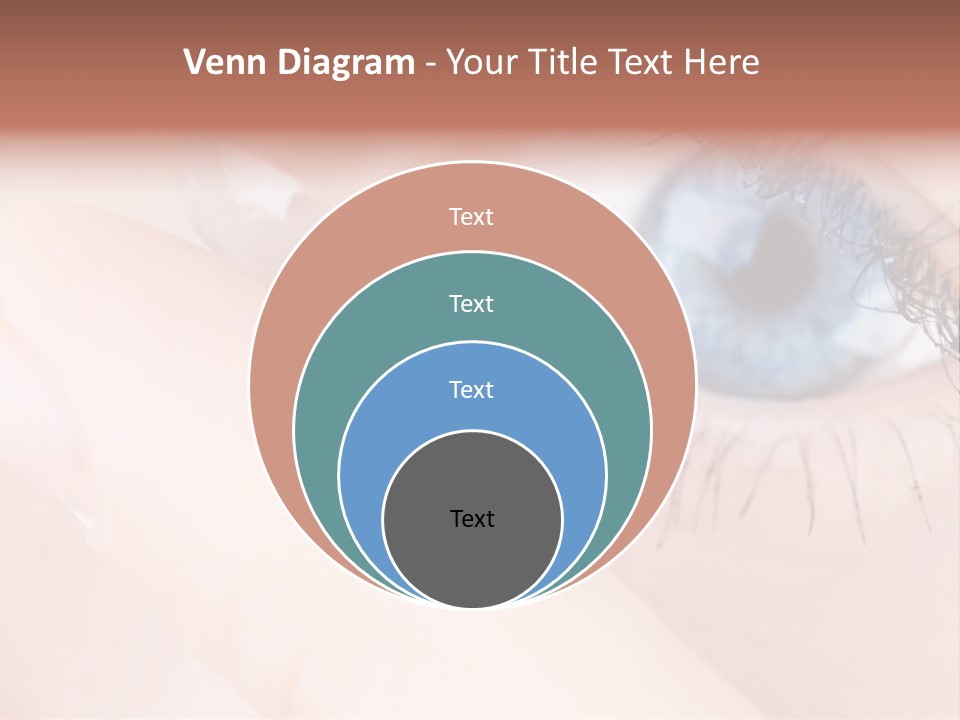 Eyelash Horizontal Medicine PowerPoint Template