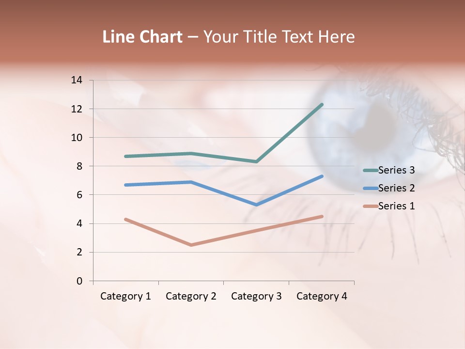 Eyelash Horizontal Medicine PowerPoint Template