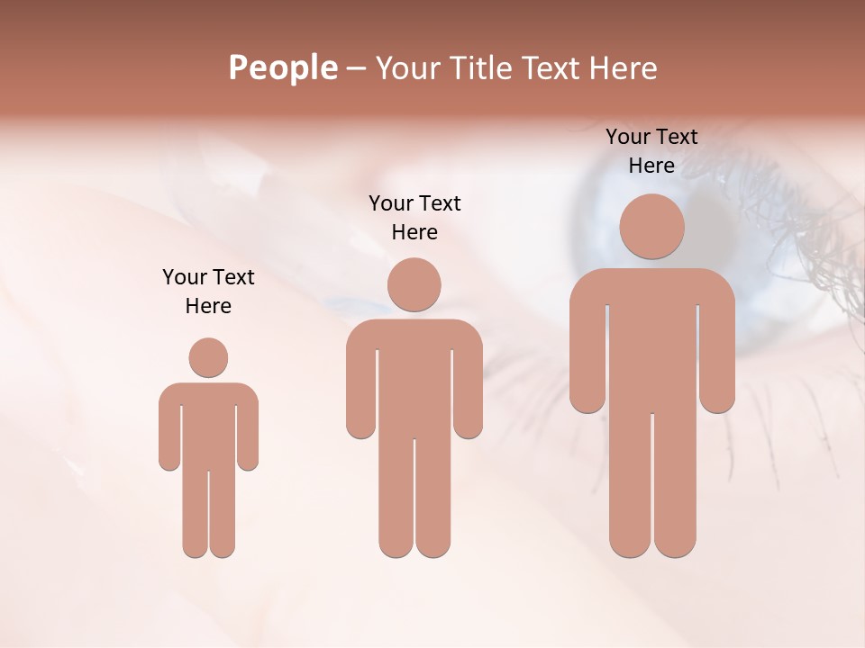 Eyelash Horizontal Medicine PowerPoint Template