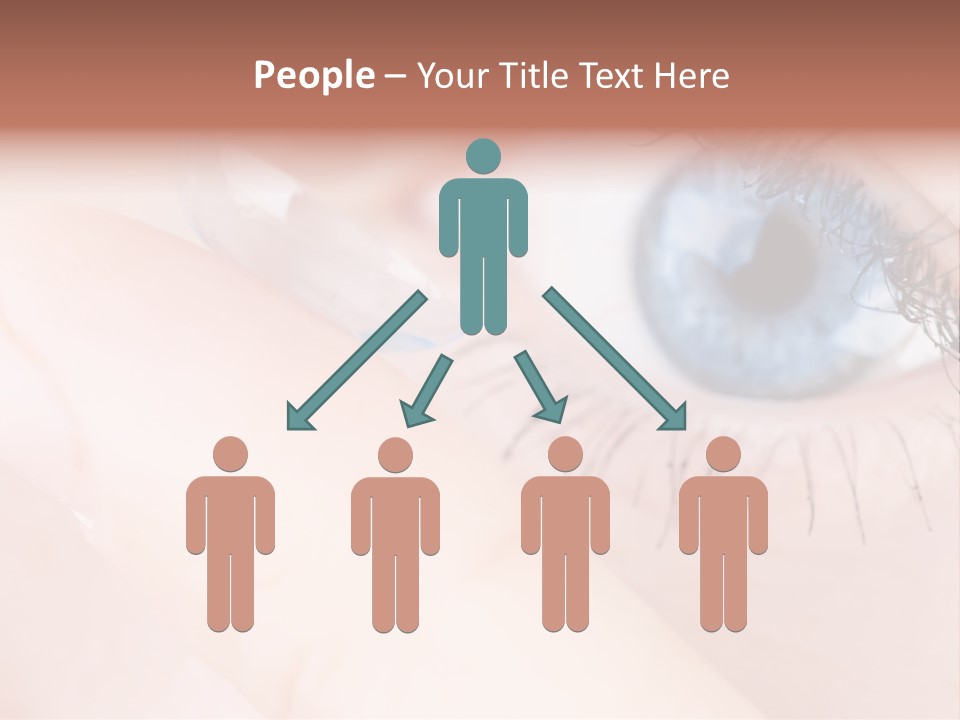 Eyelash Horizontal Medicine PowerPoint Template