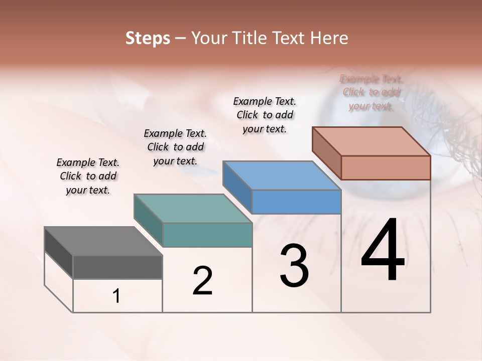 Eyelash Horizontal Medicine PowerPoint Template