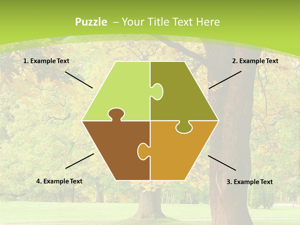 Green Solitude Serene PowerPoint Template