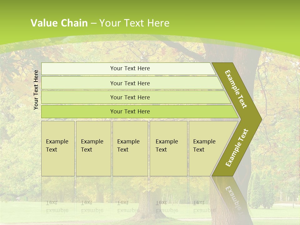 Green Solitude Serene PowerPoint Template