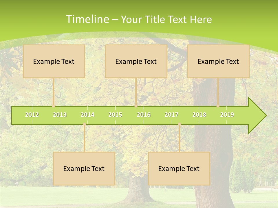 Green Solitude Serene PowerPoint Template
