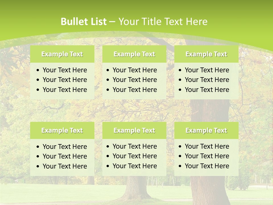 Green Solitude Serene PowerPoint Template