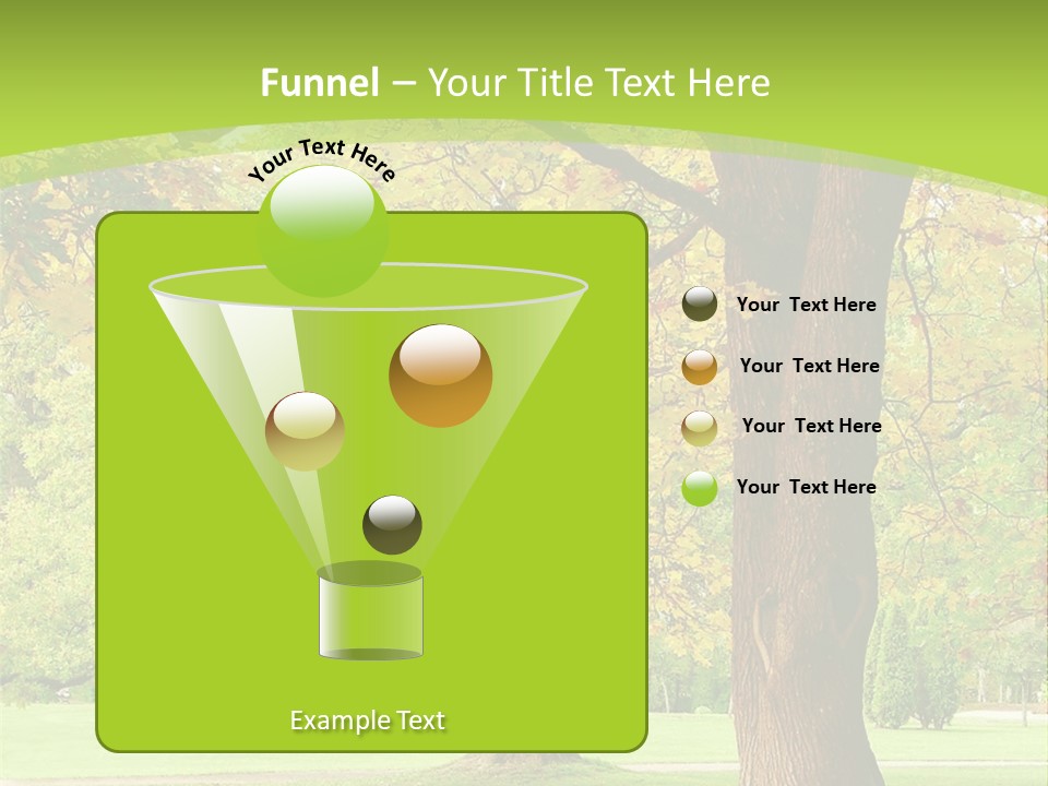 Green Solitude Serene PowerPoint Template