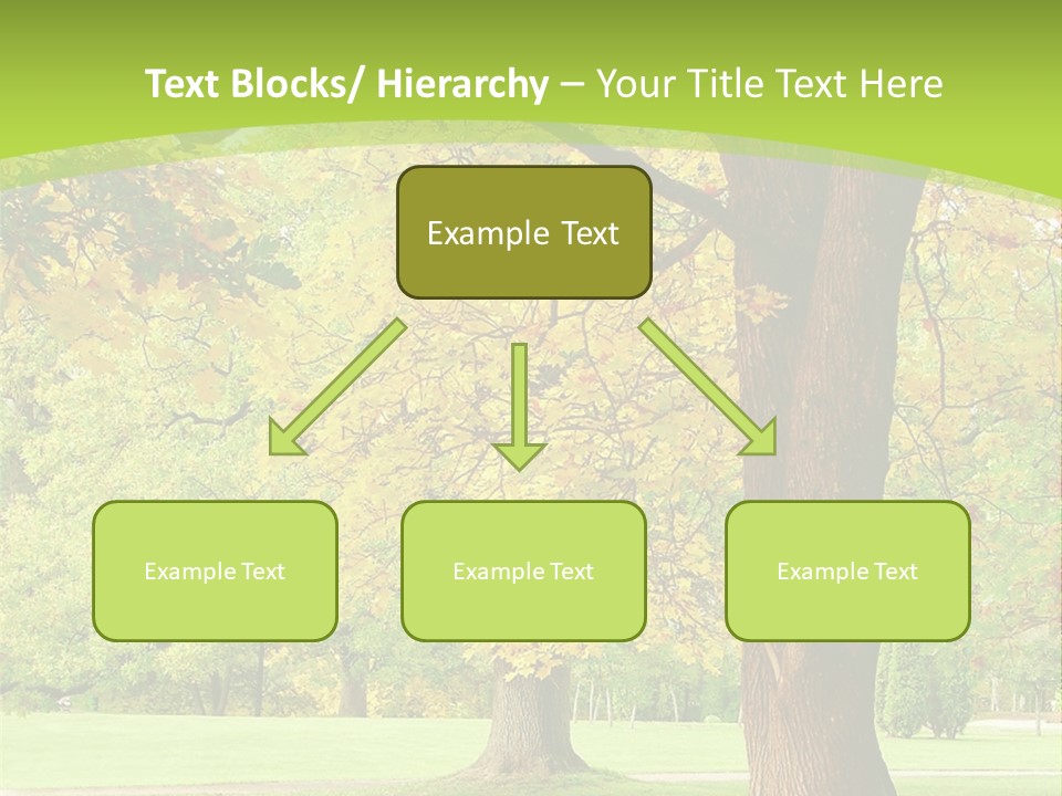 Green Solitude Serene PowerPoint Template