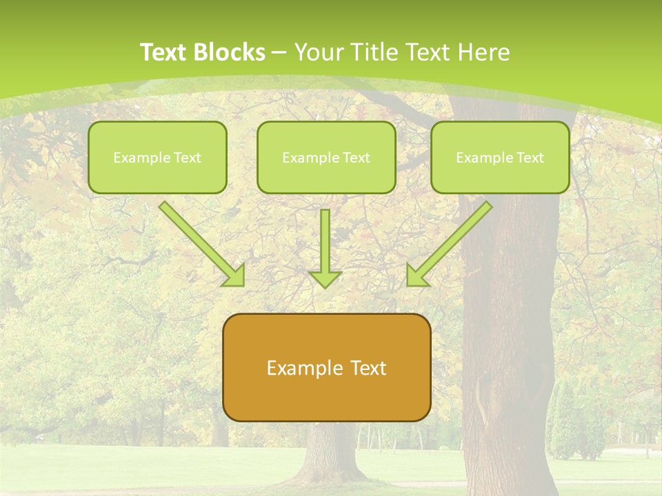 Green Solitude Serene PowerPoint Template