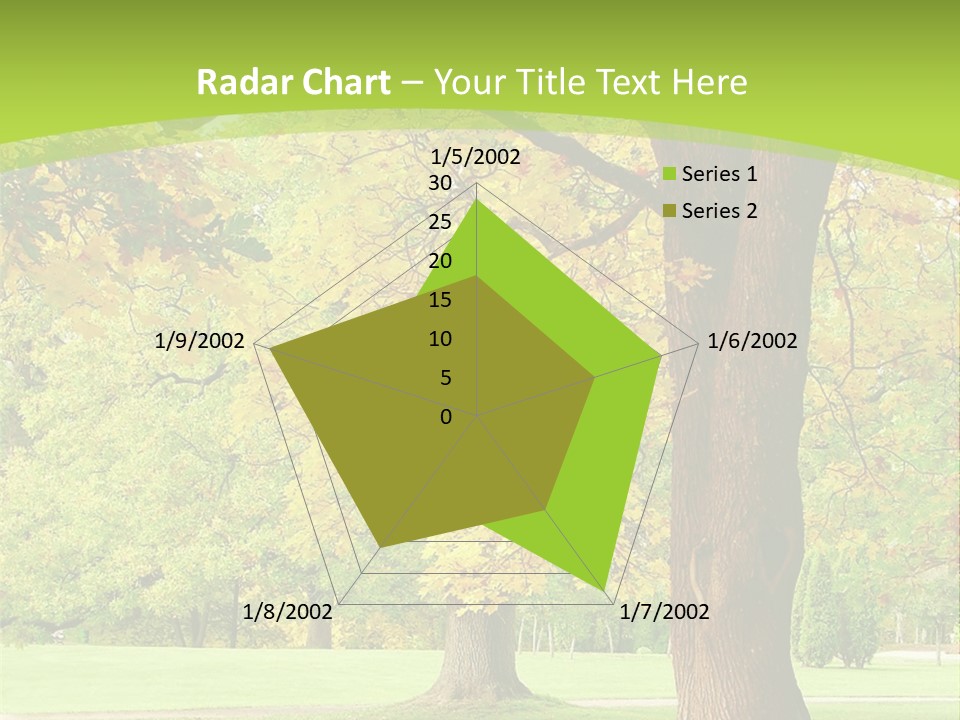 Green Solitude Serene PowerPoint Template