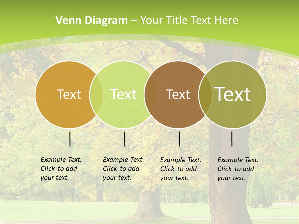 Green Solitude Serene PowerPoint Template