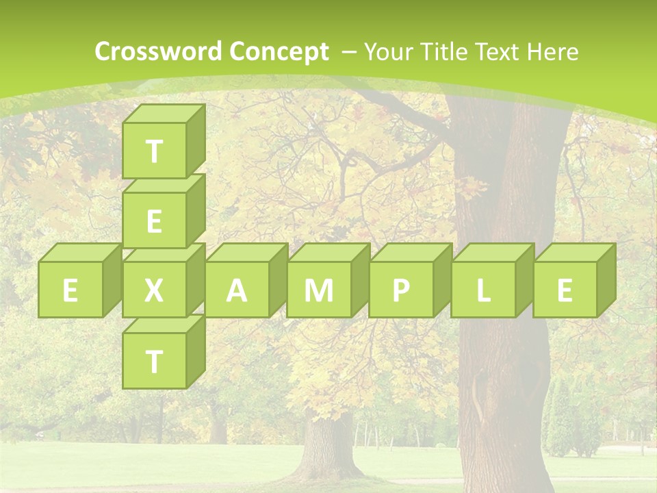 Green Solitude Serene PowerPoint Template