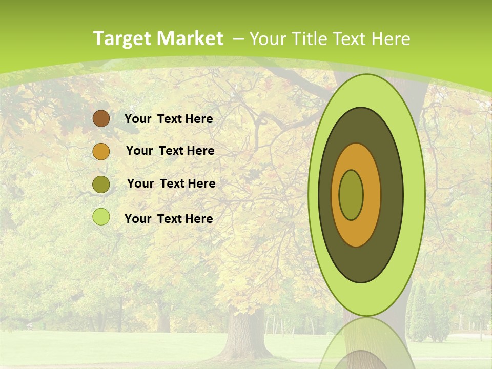 Green Solitude Serene PowerPoint Template