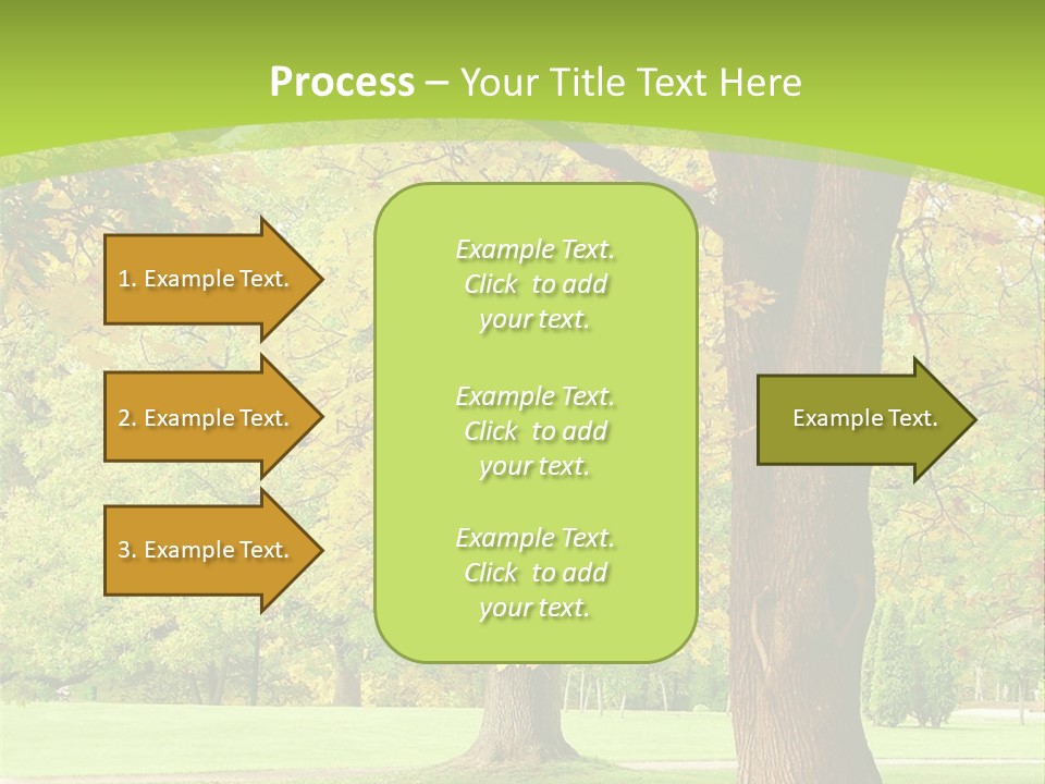 Green Solitude Serene PowerPoint Template