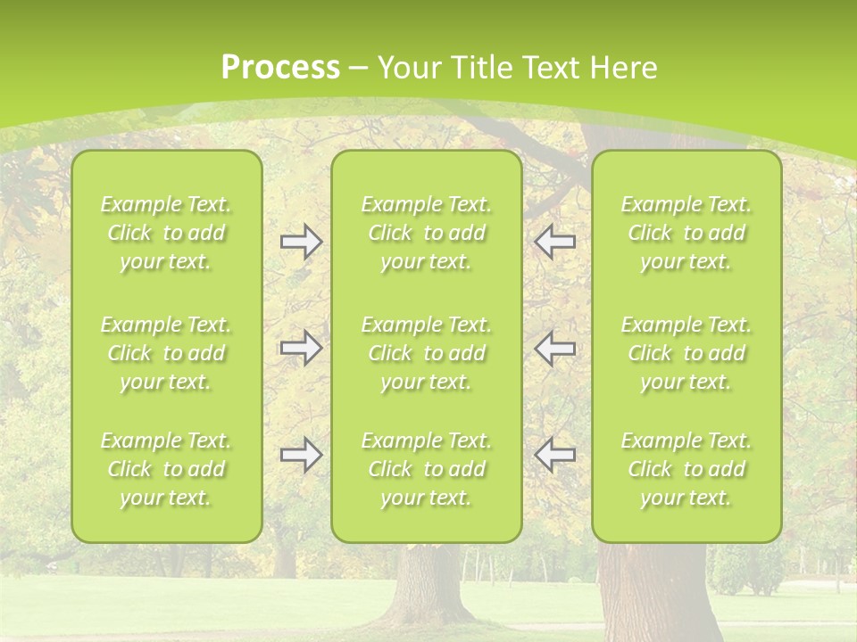 Green Solitude Serene PowerPoint Template