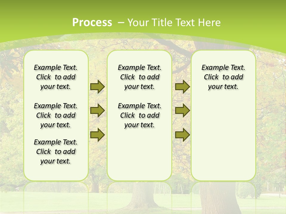 Green Solitude Serene PowerPoint Template