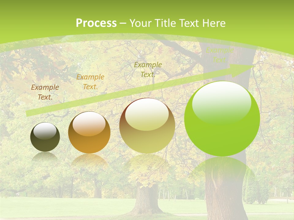 Green Solitude Serene PowerPoint Template