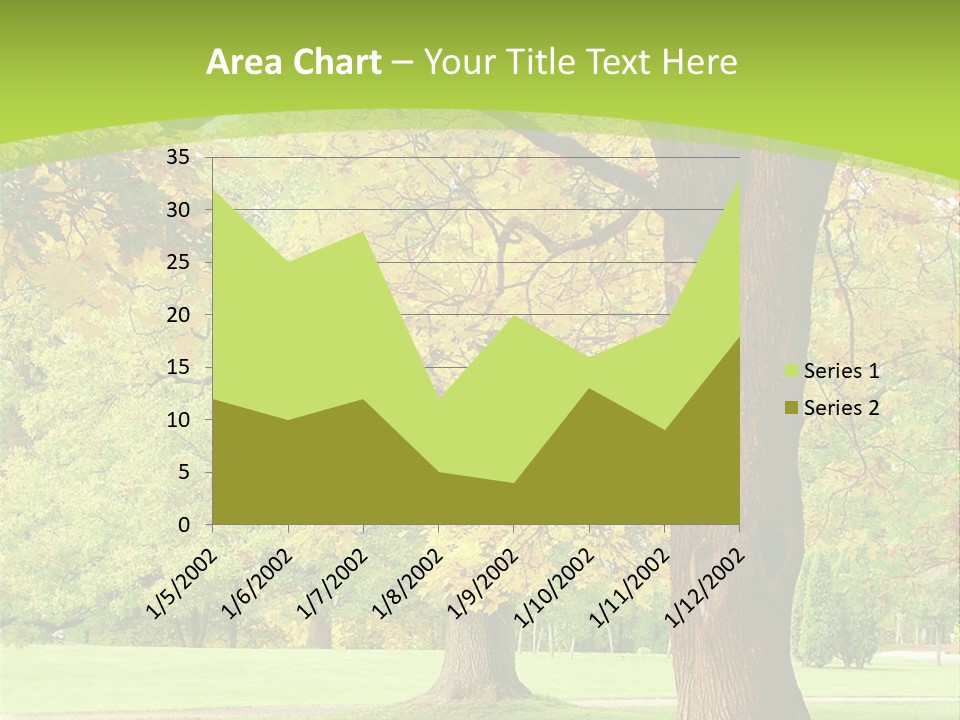 Green Solitude Serene PowerPoint Template