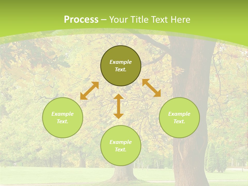 Green Solitude Serene PowerPoint Template