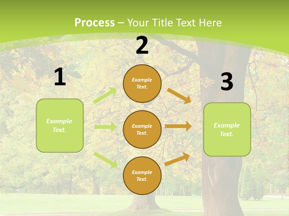 Green Solitude Serene PowerPoint Template