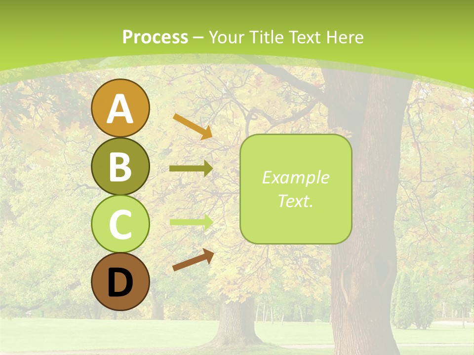 Green Solitude Serene PowerPoint Template