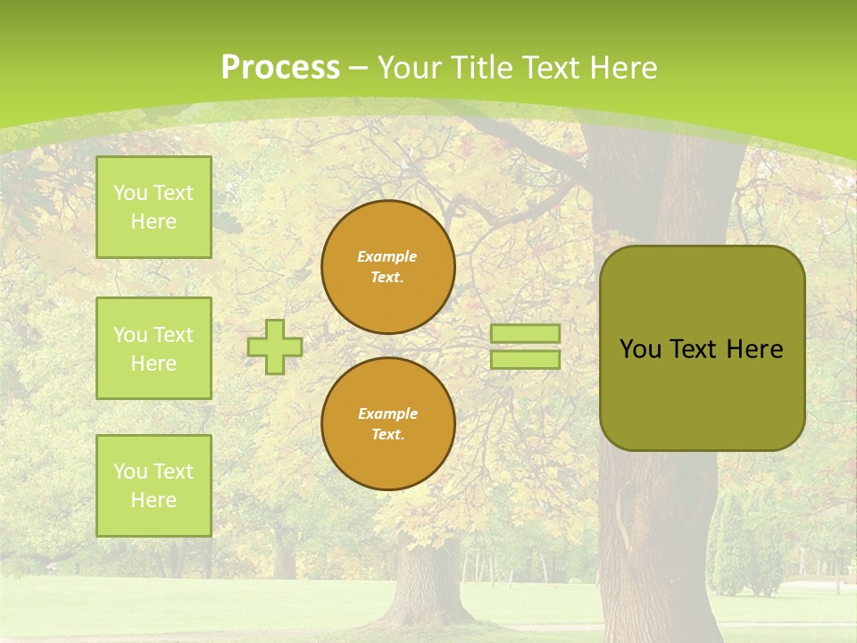 Green Solitude Serene PowerPoint Template