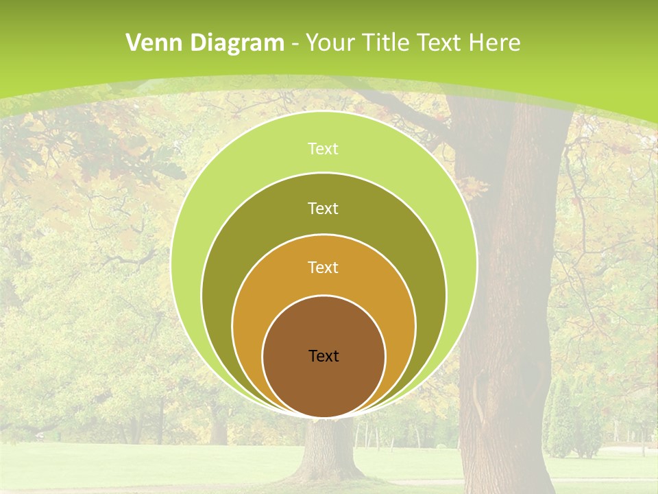 Green Solitude Serene PowerPoint Template