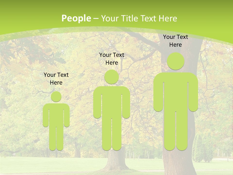 Green Solitude Serene PowerPoint Template