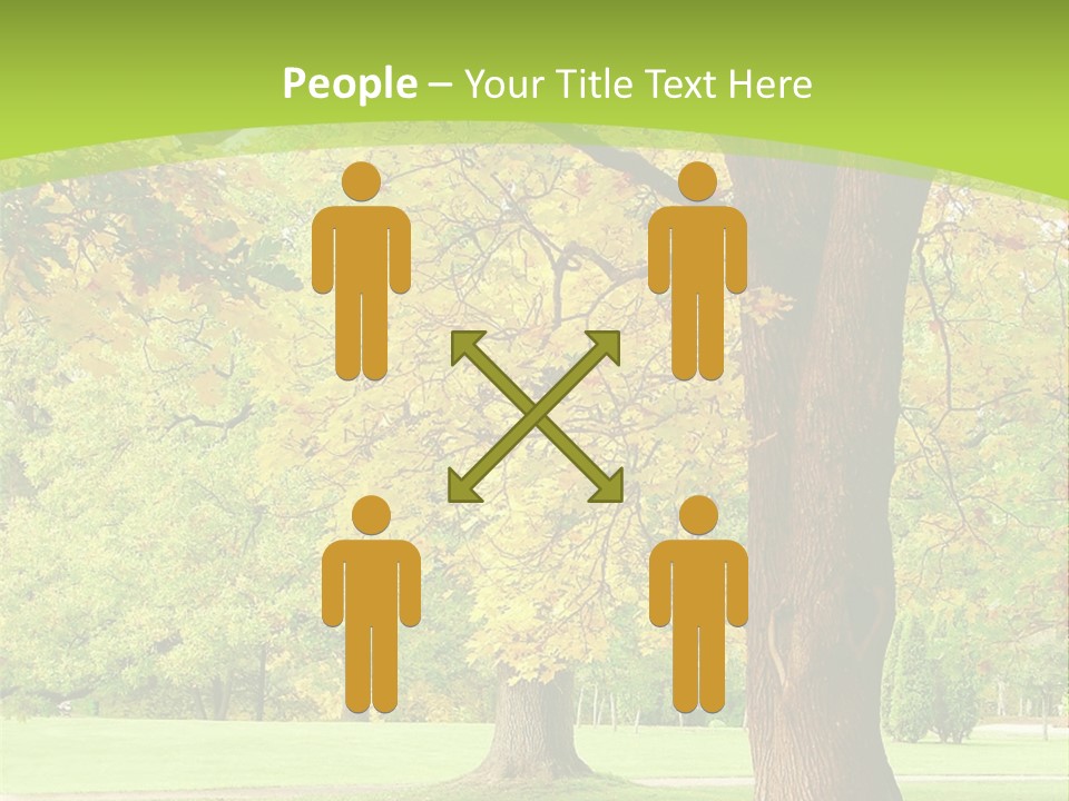 Green Solitude Serene PowerPoint Template