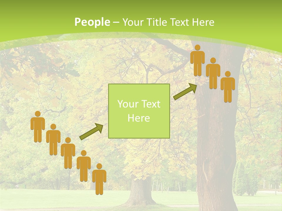 Green Solitude Serene PowerPoint Template