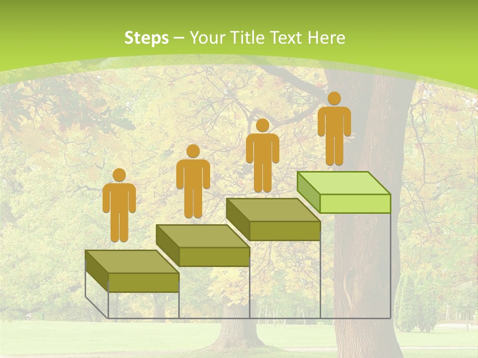 Green Solitude Serene PowerPoint Template