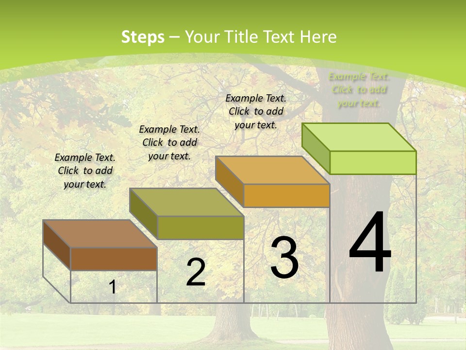 Green Solitude Serene PowerPoint Template